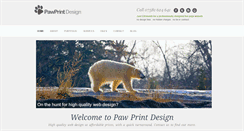 Desktop Screenshot of pawprintdesign.com